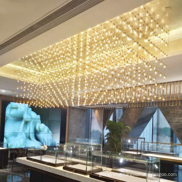 Professional engineering custom modern hotel led chandelier